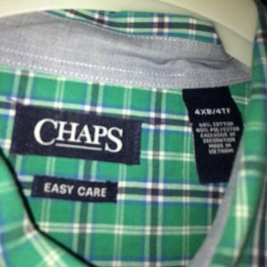 Chaps men’s button up shirt size 4x long sleeve